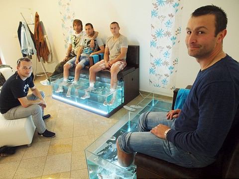 Netradičná oslava postupu: Hráči Lokomotívy zašli na pedikúru