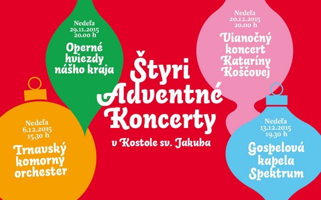 V rámci adventných koncertov vystúpi v trnavskom kostole aj Katka Koščová