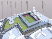 Podrobne o novom futbalovom štadióne: Tribúny budú dvojúrovňové