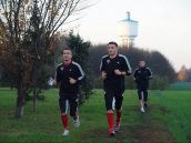 Spartakovci trénovali v zelenom prostredí za sídliskom Družba