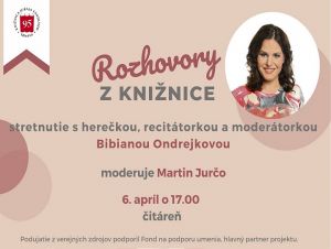 Do trnavskej knižnice príde debatovať herečka a spisovateľka Bibiana Ondrejková