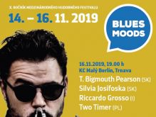 Desiaty ročník Festivalu Blues Moods oslávia v Trnave troma dňami koncertov