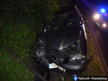 Vodička skončila v Chtelnici s autom v jarku, nafúkala takmer dve promile