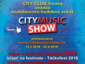 Spustili prihlasovanie na trnavskú hudobnú súťaž City music show