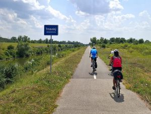 Na Vážskej cyklomagistrále pri Piešťanoch zaznamenali 130-tisíc prejazdov cyklistov