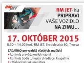 RM JET organizuje dni otvorených derí, v sobotu ponúkajú prípravu vozidla na zimu zdarma