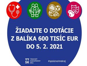 Kraj vyčlenil na dotácie 600-tisíc eur, na žiadosti zostávajú dva týdžne