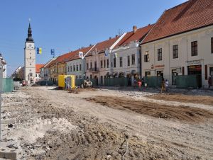 Obnova pešej zóny  v Trnave sa začala pred desiatimi rokmi