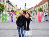 Selfie v Trnave? Na pešej zóne na tento účel vytvorili veľkorozmerný nápis