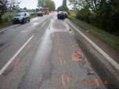Smrteľnú nehodu motocyklistu medzi Bučanmi a Trnavou zapríčinil zrejme šmyk