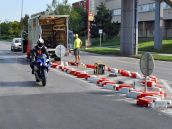 Na Hlbokej ulici nainštalovali ostrovček zo zábran, ide o reakciu na nedávnu nehodu