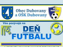 V Dubovanoch budú hrať v sobotu futbal všetky generácie