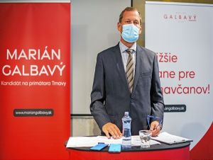 Galbavý sľubuje, že v prípade zvolenia za primátora Trnavy navrhne nižšie dane