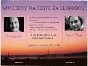 Koncerty na ceste za slobodou: V Music Café zahrajú v stredu Geišberg a Hudák