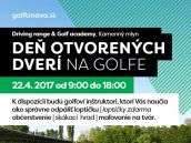 V golfovom areáli pri Kamenáči pripravujú na sobotu deň otvorených dverí