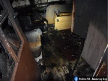 V Trnave na Golianovej ulici úplne zhorel byt na štvrtom poschodí