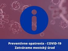 Mestské úrady v Hlohovci a Piešťanoch zatvárajú pre verejnosť