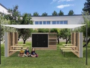 Základná škola Podzámska v Hlohovci bude mať vonkajšiu učebňu
