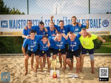 Slovenská Nová Ves má majstrov Slovenska v plážovom futbale, zahrajú si aj Ligu majstrov