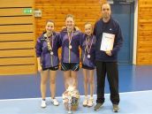 Mladučký tím stolných tenistiek Viktórie vybojoval bronz na Majstrovstvách Slovenska žien