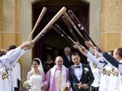 Bejzbalová svadba: Novomanželia pôjdu na tandemový zoskok