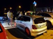 Pred trnavským Tescom v sobotu večer, to bol cirkus