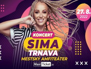 V trnavskom amfiteátri bude v závere augusta koncertovať Sima