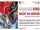 Múzeum pripravilo na sobotu kurz maľovania na hodváb
