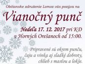V Horných Orešanoch chystajú na nedeľu Vianočný punč