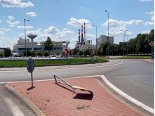 Trnavčan jazdil s 3,5 promile, havaroval na kruhovom objazde