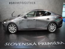 Mazda 3 Sedan mala stredoeurópsku premiéru, vozidlo predstavili na Autosalóne v Bratislave