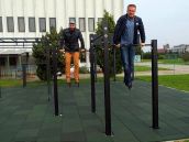 Na Slávii vybudovali športovisko na crossfit pod holým nebom