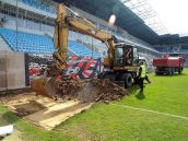 Zemina z futbalového Štadióna Antona Malatinského pomôže bejzbalistom