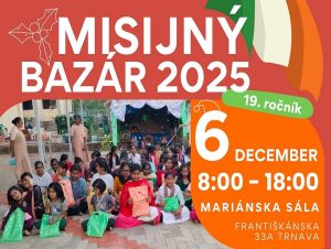 Tohtoročný Misijný bazár v Mariánskej sále bude s atmosférou Indie