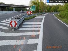 Tragická nehoda: Na diaľnici pri Červeníku vyhasol život motorkára