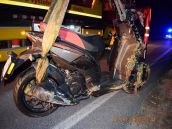 Pri nehode neďaleko Moravian nad Váhom zomrel 42-ročný motocyklista