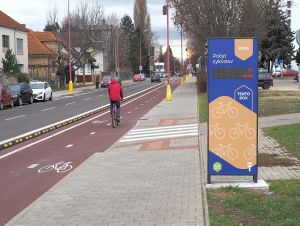 Najviac cyklistov v Trnave jazdí po Rybníkovej, cez Námestie SNP a do Kamenáča