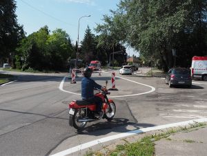 Na Špačinskej ceste pribudli okružné križovatky,  ide o dočasné riešenie