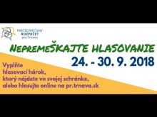Trnavčania majú možnosť rozhodnúť, aký projekt občanov mesto podporí