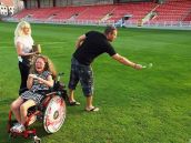Časť popola Josefa Geryka rozsypali na futbalovom štadióne