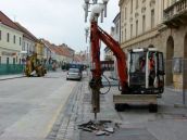 FOTOGALÉRIA: Rekonštrukcia najstaršej pešej zóny sa začala