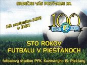 Futbalové Piešťany oslávia storočnicu, vystúpi aj speváčka Kristína