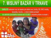 Misijný bazár v Trnave pomôže chudobným deťom v Indii