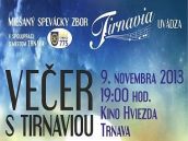 Spevácky zbor Tirnavia oslávi výročie založenia koncertom
