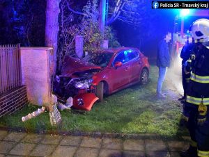 V Šúrovciach nabúral opitý šofér, v Trnave chytili vodiča s dvoma promile