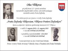 Vo Vlčkovciach vystavia diela svojho rodáka Fraňa Štefunka