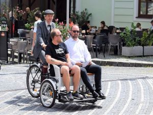 Na prehliadky Trnavy bude záujemcom slúžiť aj bicyklová rikša so sprievodcom