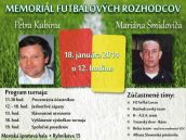 V sobotu si futbalom pripomenú rozhodcov Kubinu a Šmidoviča