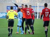 Soumah po vylúčení poškodil dvere na kabíne trénerov
