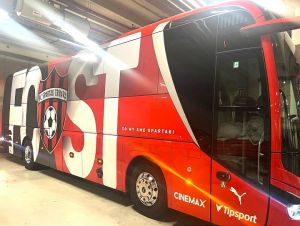 Spartak investoval, futbalistov bude voziť nový parádny autobus